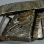 Sixty Quests: "Seven hundred crows In the oaks and poplars. / Caw", Welded Steel, 5½ x 12 x 7”, 2002 James_Fuhrman_Sculpture_60_Quests_06