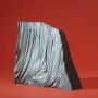 Sixty Quests: "Where does the moon rise? / Moving across the horizon; / Always not to know." Cut steel, 4½ x 5 x 1½”, 2003 James_Fuhrman_Sculpture_60_Quests_18