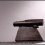 Sixty Quests: "There is One Buddha / There are Many Buddhas / So Much To Learn / So Much to Unlearn", Welded Steel, 6 x 9¼ x 15”, 2004 James_Fuhrman_Sculpture_60_Quests_Buddha