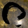 Enso Ink Painting James Fuhrman Moon